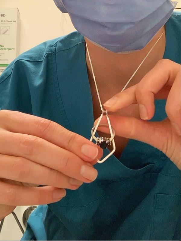 Ring Keeper Necklaces by Pixie Wing™ Sterling Silver & 18K Gold Plated