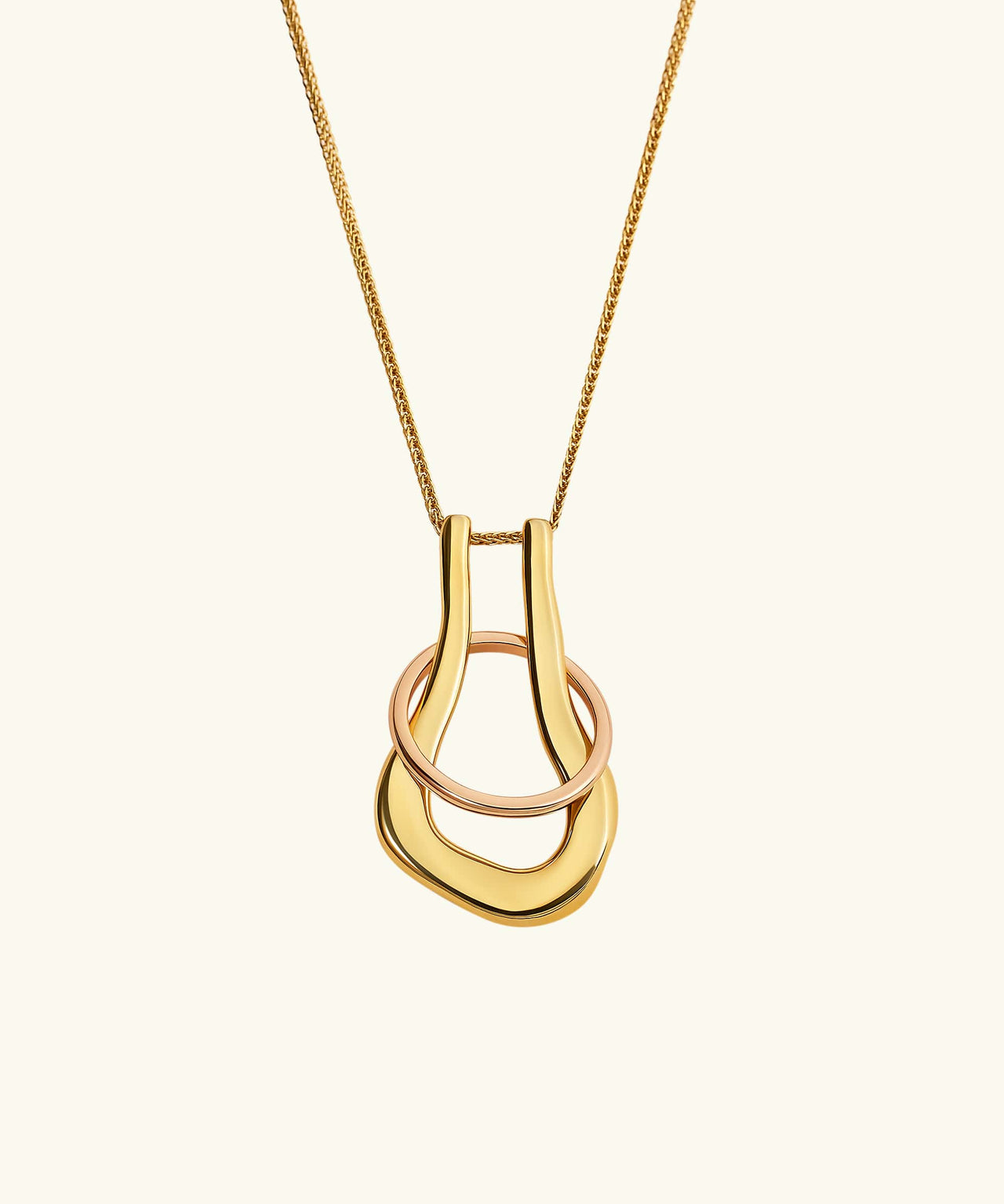 The EMBODY Ring Keeper by Pixie Wing™ Asymmetrical Ring Holder Necklace