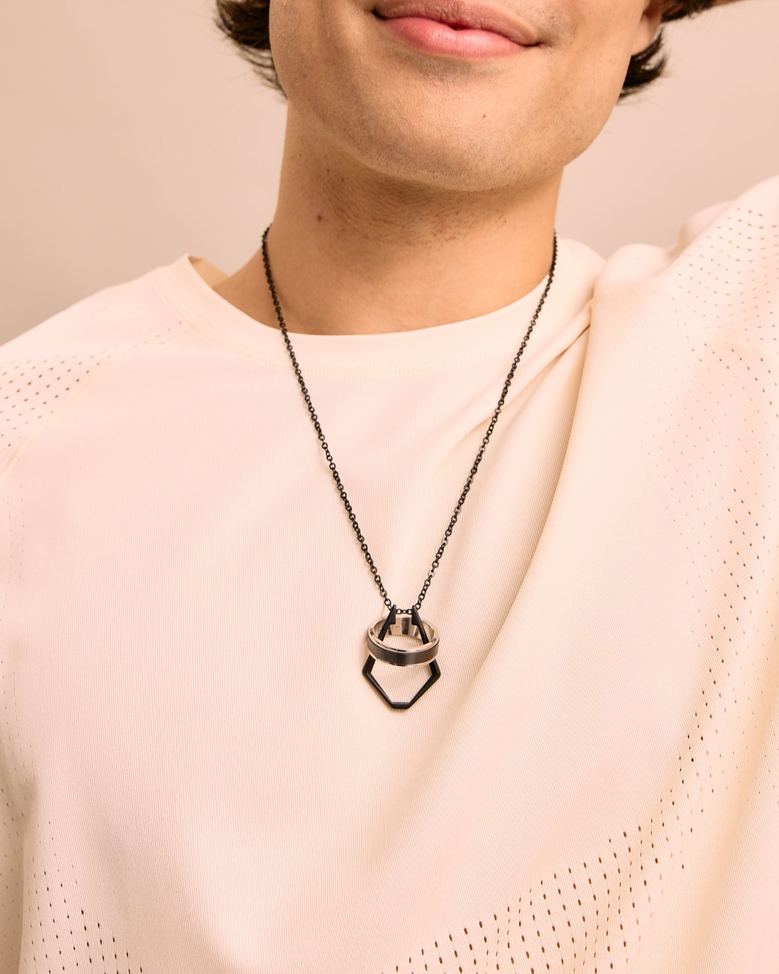 Feng Chen Wang コービー Steel Ring Necklace Feng Chen Wang コービー Steel Ring Necklace