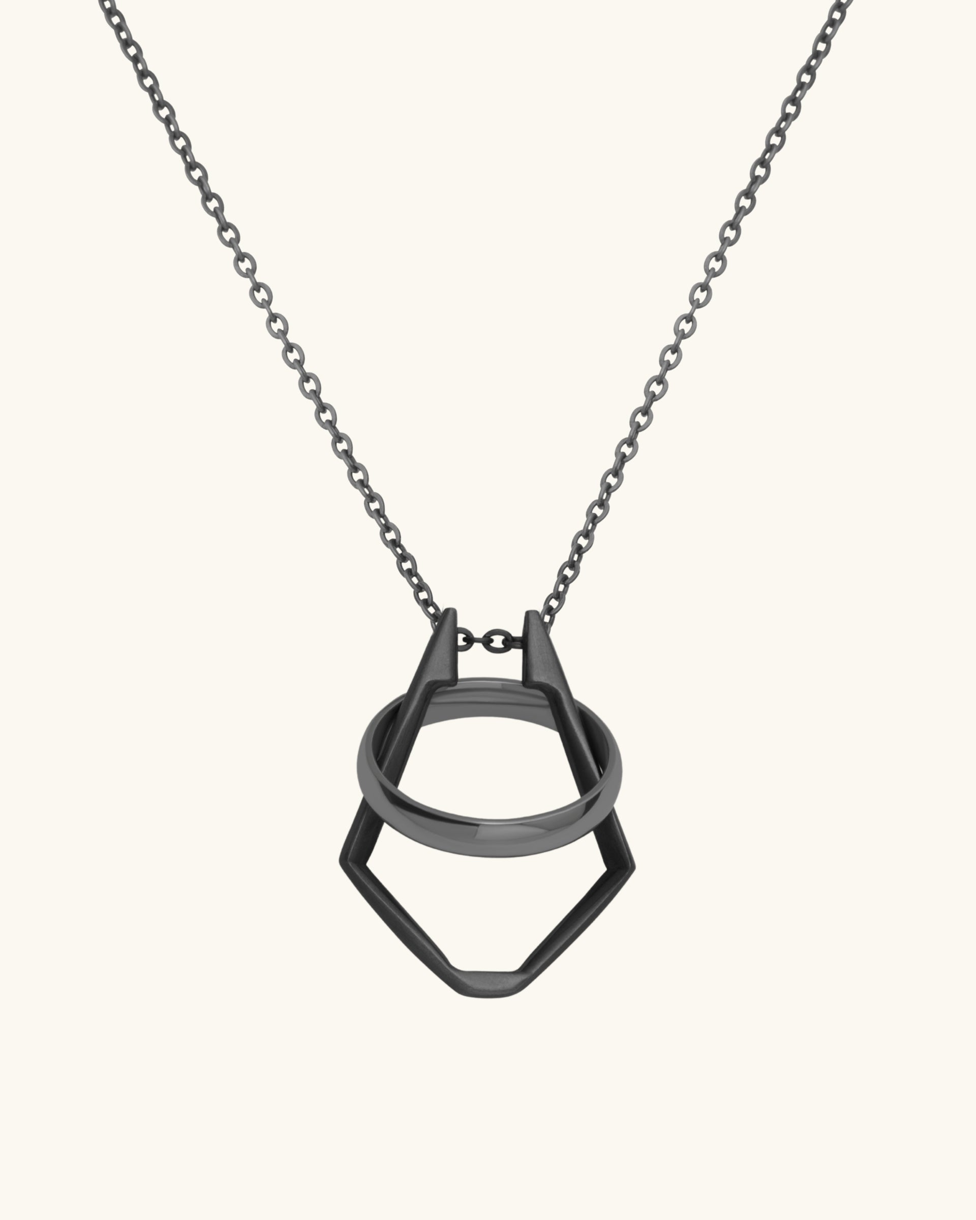Zenith Mens Ring Keeper™ - Gunmetal Dark Titanium
