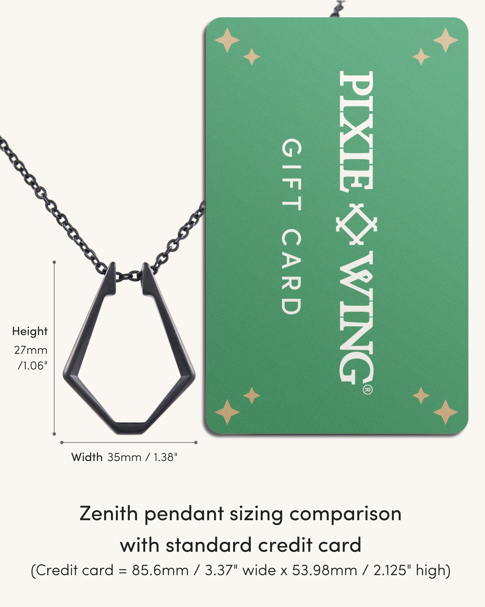 Zenith Men's Ring Keeper Necklace | Pixie Wing®