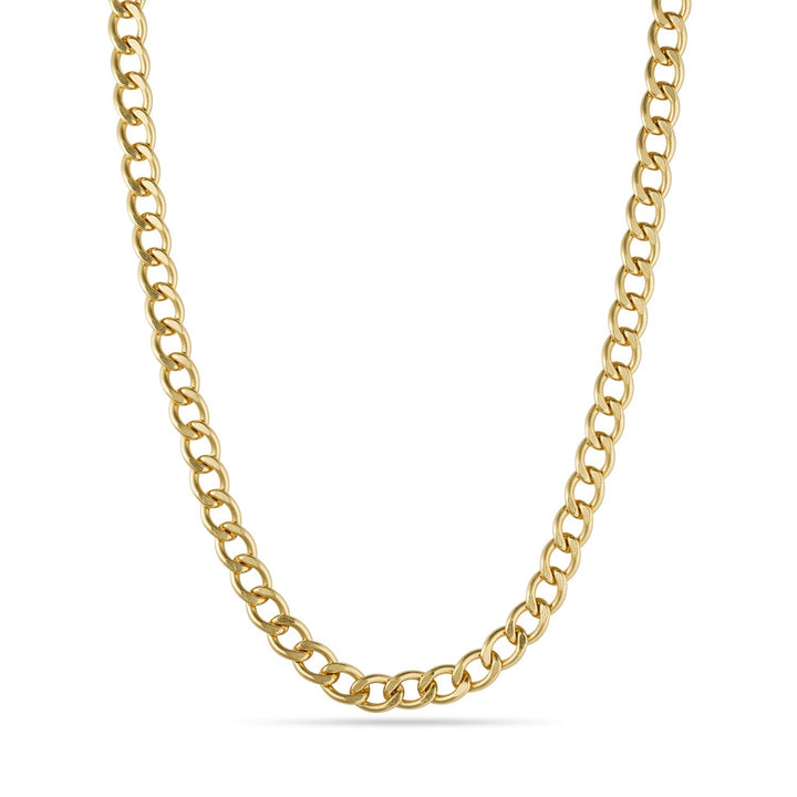 Curb Chain Necklace | Gold - Pixie Wing -