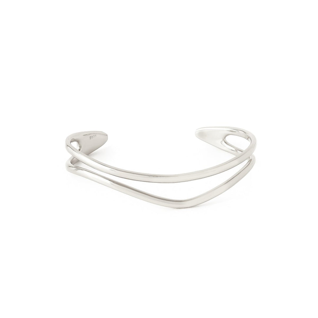 EMBODY Double Bracelet | Silver - Pixie Wing -