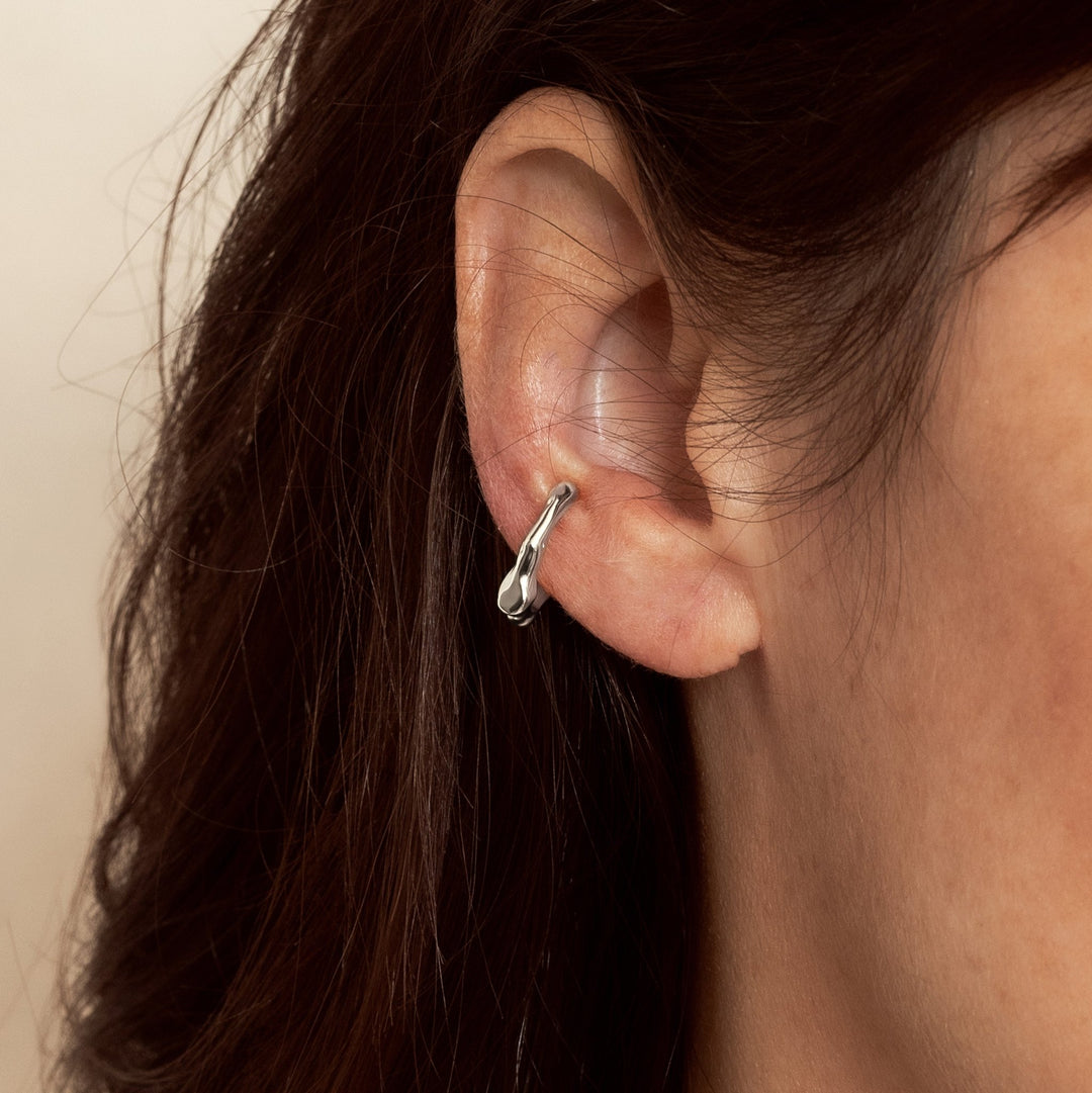 EMBODY Ear Cuff | Silver - Pixie Wing -