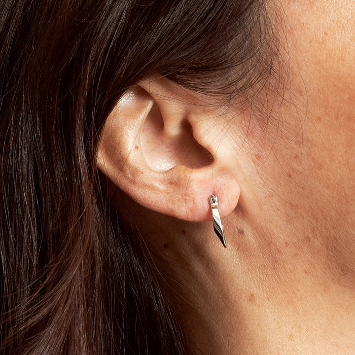 EMBODY Earrings | Silver - Pixie Wing -