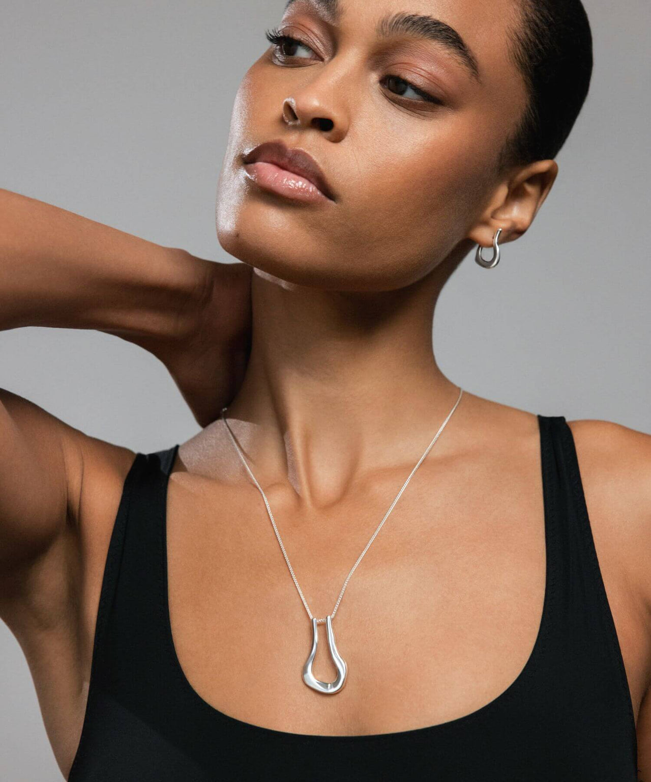 The EMBODY Ring Keeper by Pixie Wing™ Asymmetrical Ring Holder Necklace