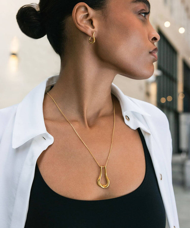 The EMBODY Ring Keeper by Pixie Wing™ Asymmetrical Ring Holder Necklace