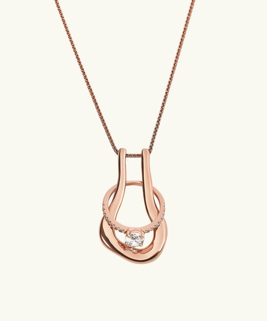 Embody Ring Keeper - Unite style and practicality with Pixie Wing's Embody Ring Keeper Necklace, crafted to perfection in choices of 18k gold, rose gold, and silver. This ultimate ring holder necklace allows you to safeguard your precious ring with ease—n