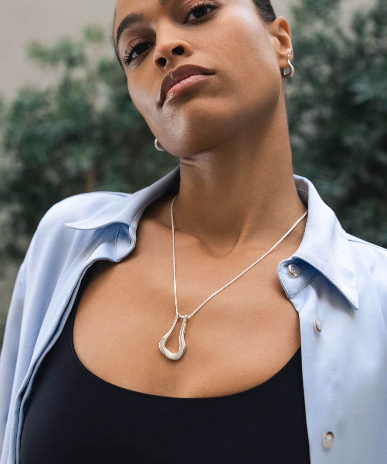 The EMBODY Ring Keeper by Pixie Wing™ Asymmetrical Ring Holder Necklace