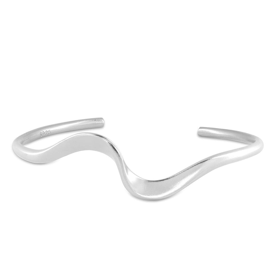 EMBODY Wave Bracelet | Silver - Pixie Wing -