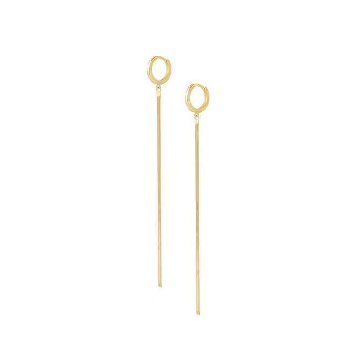 Herringbone Earrings | Gold - Pixie Wing -