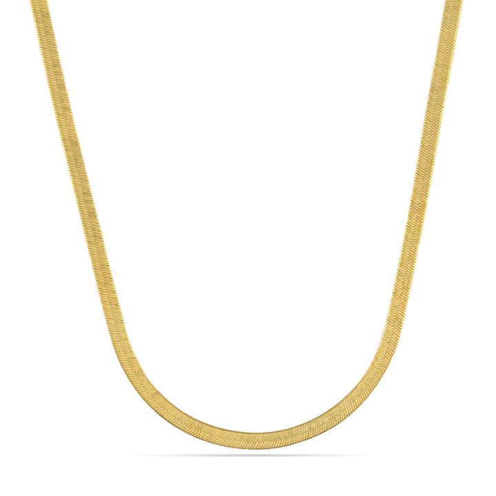 Herringbone Necklace | Gold - Pixie Wing -