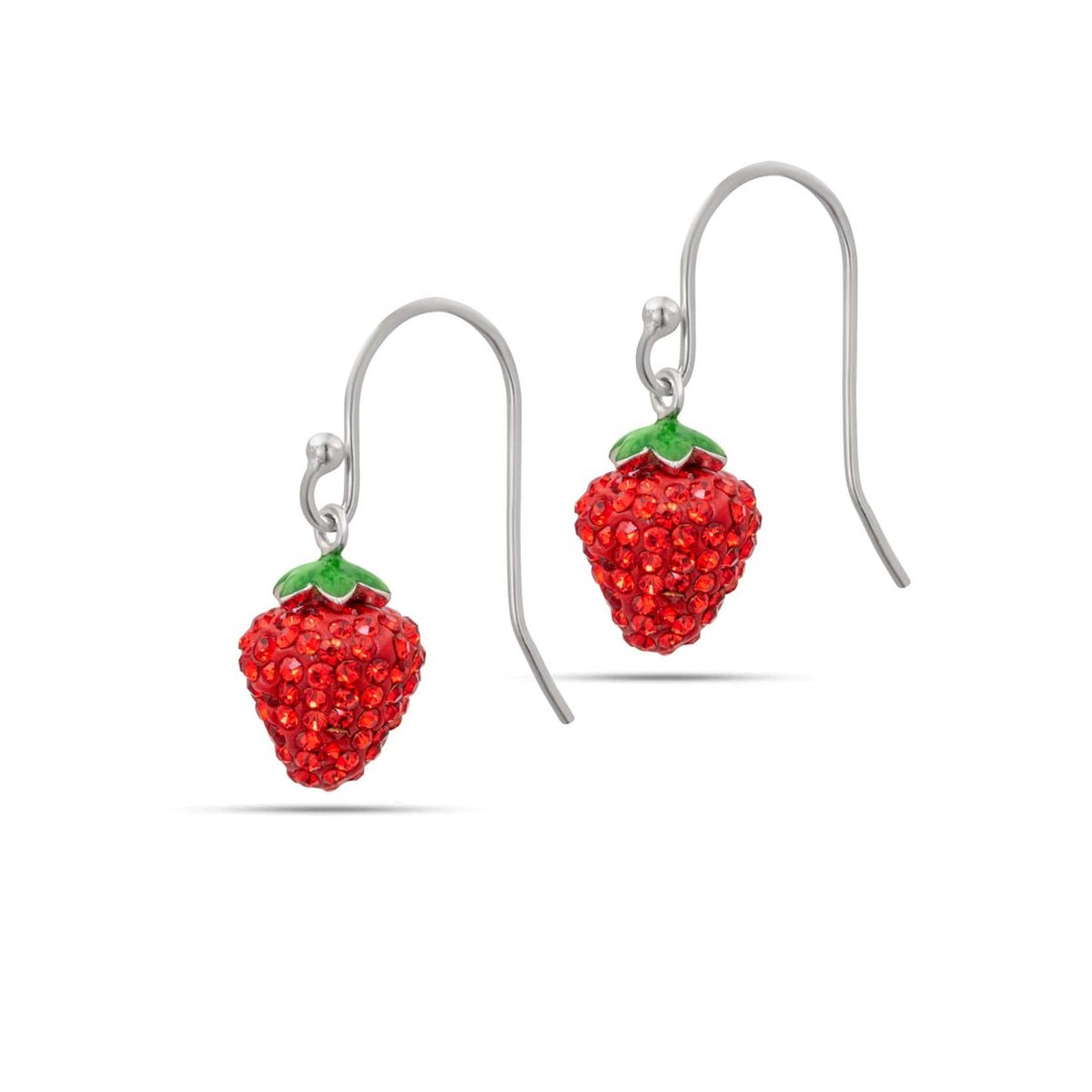 JOY Strawberry Earrings - Pixie Wing -