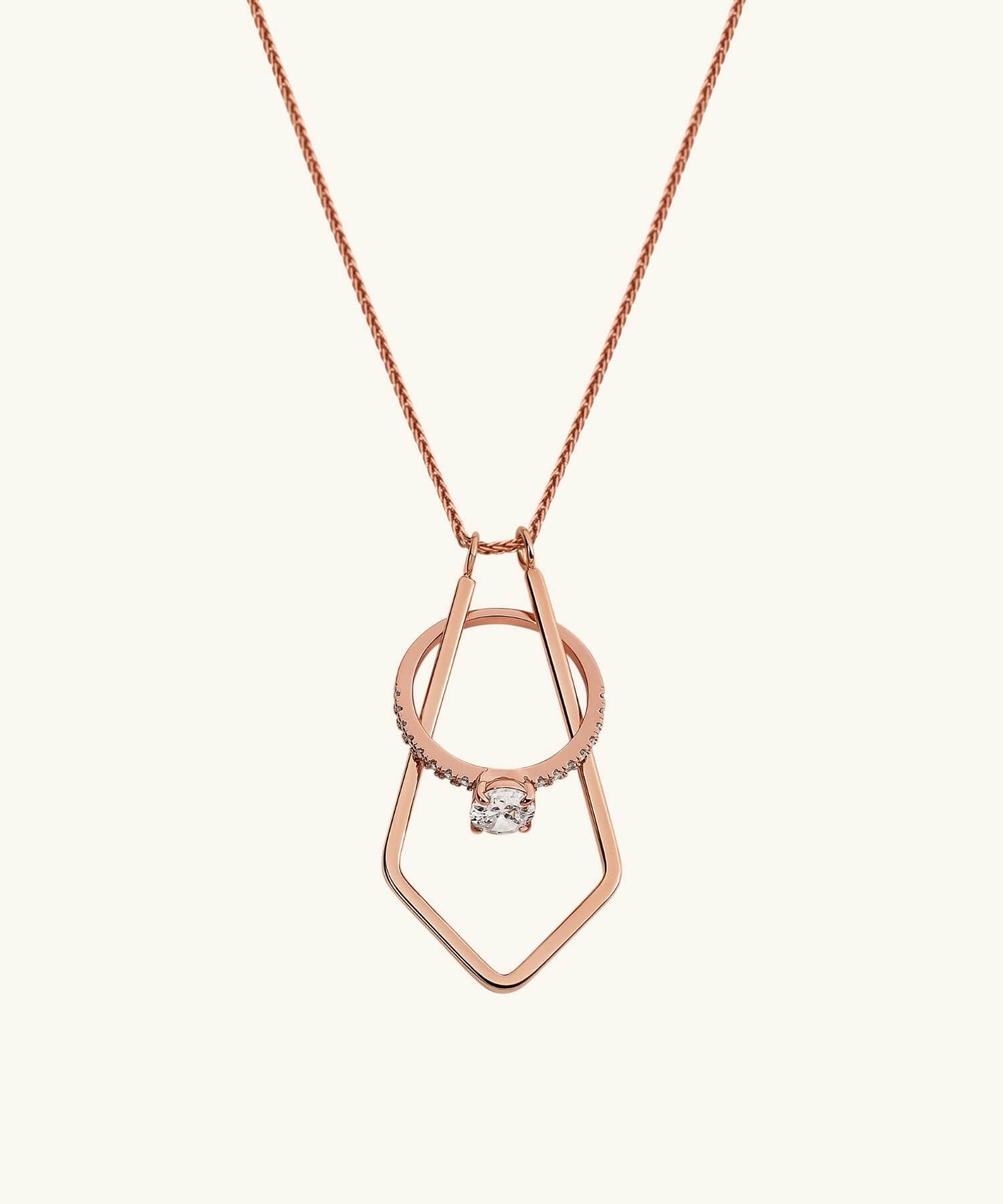 Ring Holder Gold Pendant Necklace | sillyshinydiamonds