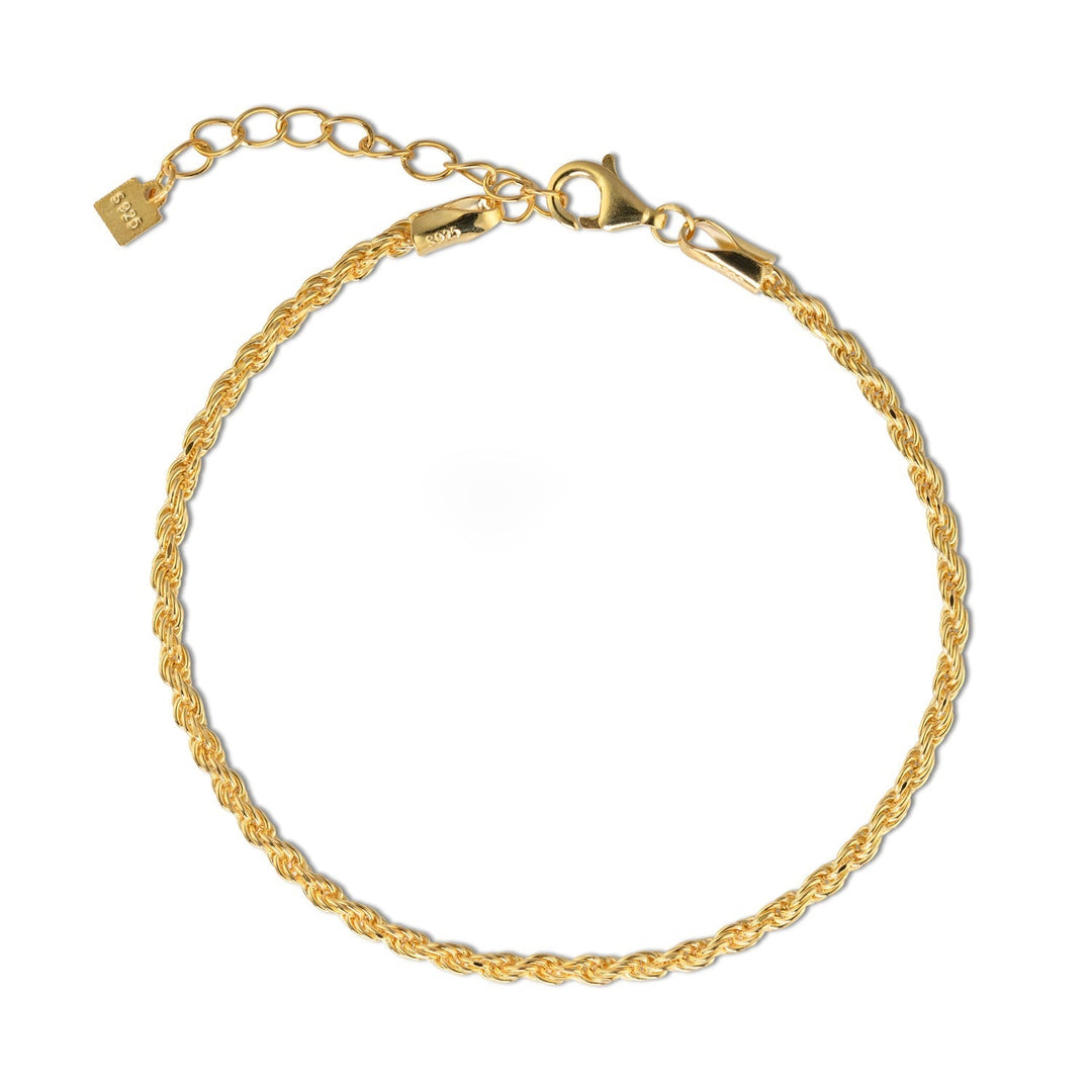 Rope Chain Bracelet | Gold - Pixie Wing -