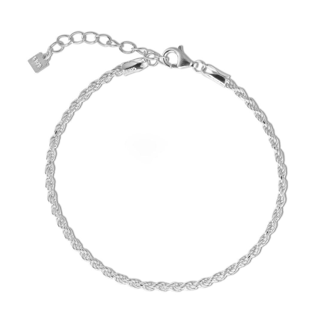 Rope Chain Bracelet | Silver - Pixie Wing -