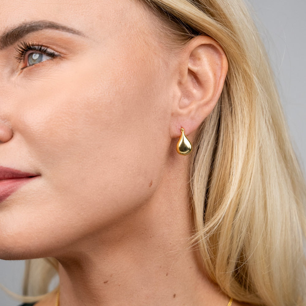 Sculptural Earrings | Gold - Pixie Wing -