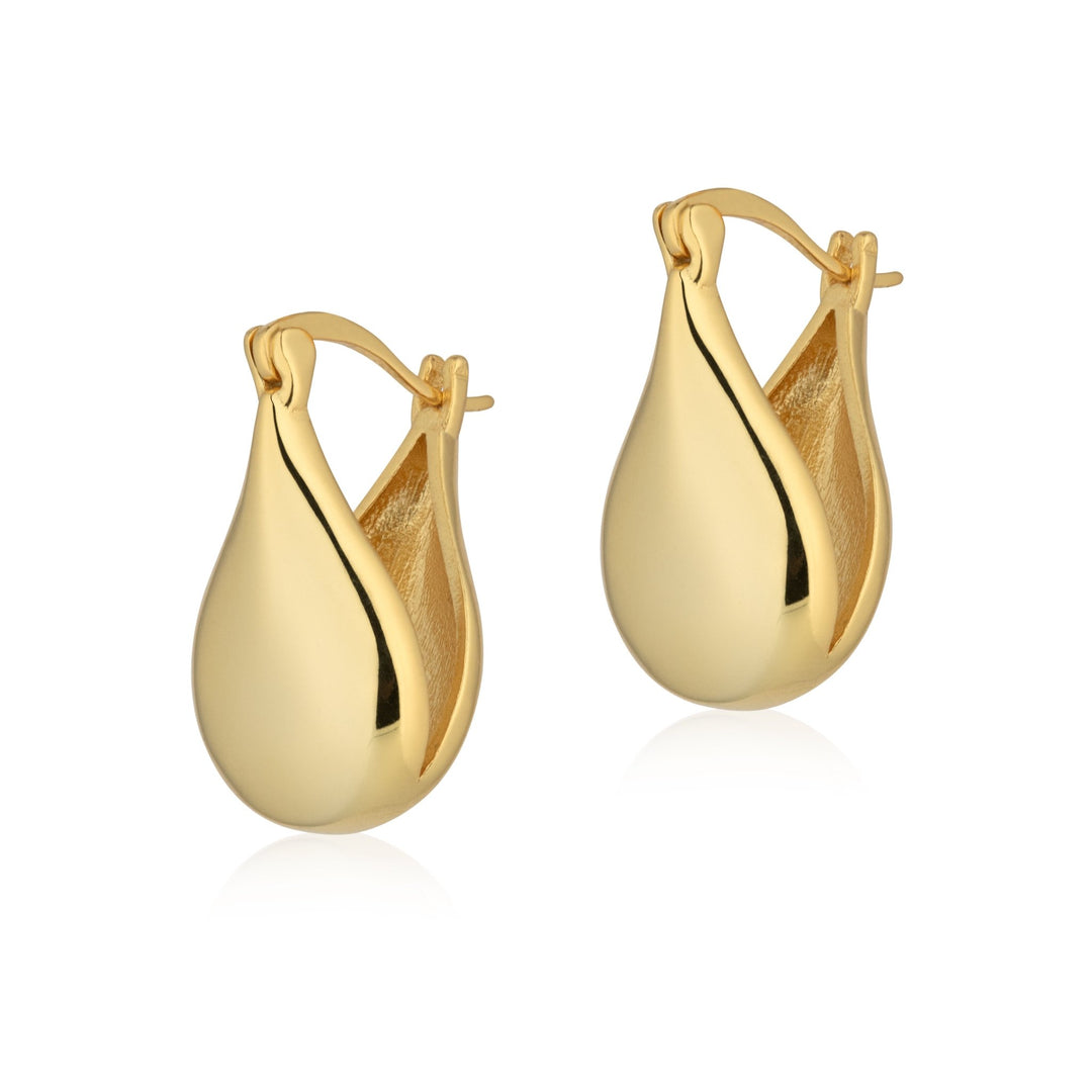 Sculptural Earrings | Gold - Pixie Wing -
