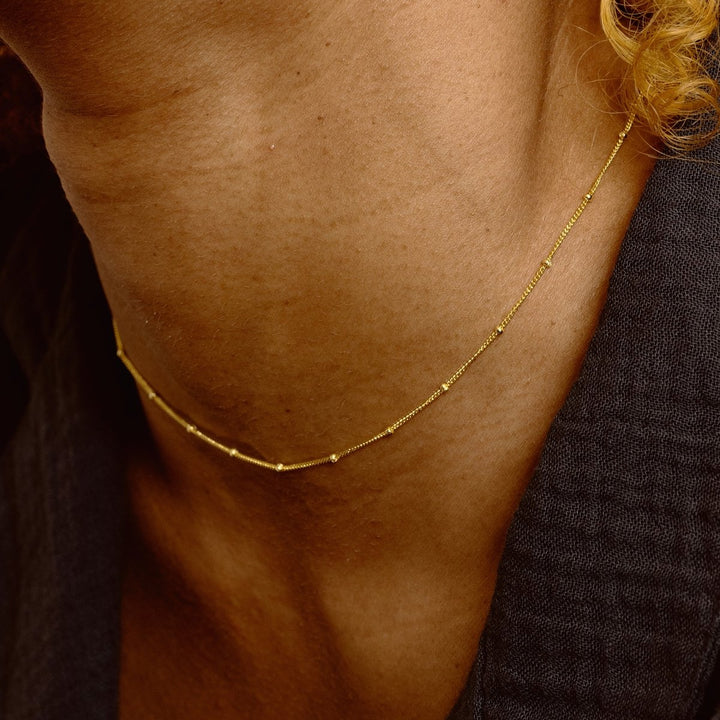 Spheres Chain Necklace | Gold - Pixie Wing -